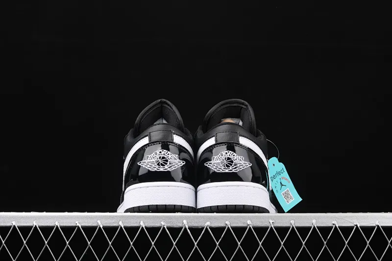 All categories Air Jordan Jordan series basketball shoes Air Jordan 1 Low Air Jordan 1 Low Black White AJ1 Joe 1 black and white small patent leather 553560-002